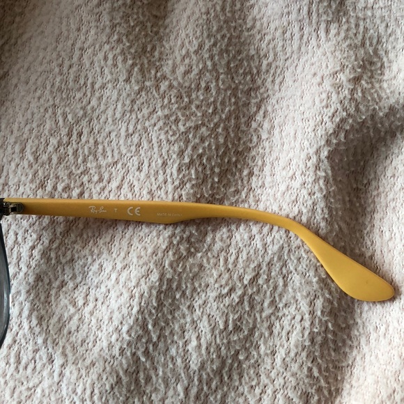 Ray-Ban Yellow and Grey round frames - Picture 3 of 4